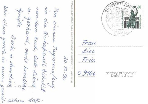 Eichstaett Oberbayern Bischofsstadt Willibaldsburg Dom St Wal – Bild 2