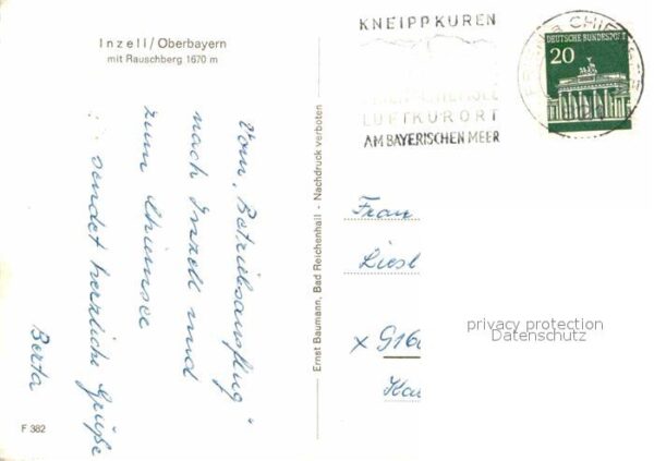 Inzell Ortsansicht mit Kirche Rauschberg Chiem – Bild 2