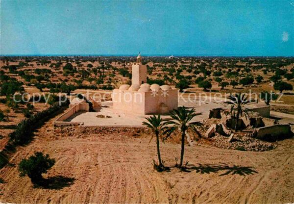 Djerba Une mosquee rose campagne Moschee