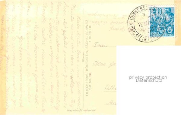 Cunnersdorf Gohrisch Gr. Kl. Zschirnstein – Bild 2