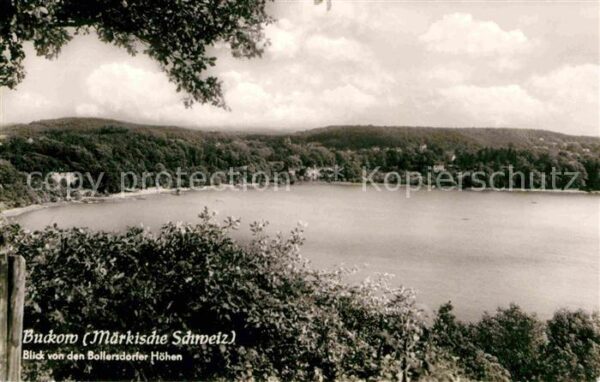 Buckow Maerkische Schweiz Blick von der Bollersdorfer Höhen
