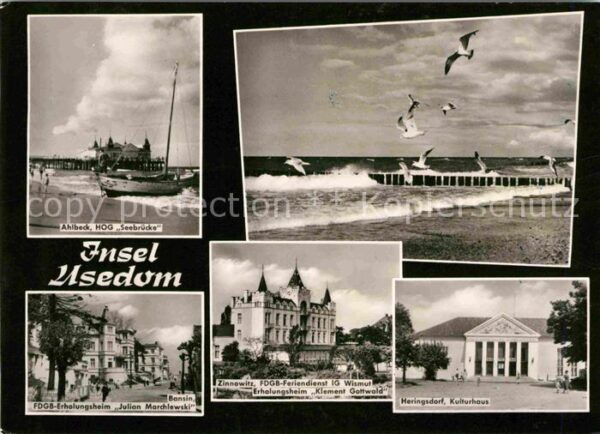 Ahlbeck Ostseebad HOG Seebrücke Heringsdorf Kulturhaus Zi