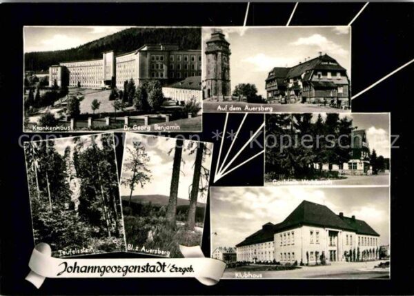 Johanngeorgenstadt Teufelsstein Klubhaus Krankenhaus Dr. G