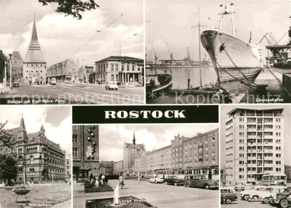 Rostock Steintor Karl-Marx-Platz Überseehafen L