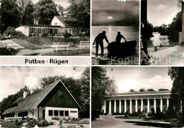 Putbus Ruegen Gaststätte Rosencafe Park HO-Gaststätte