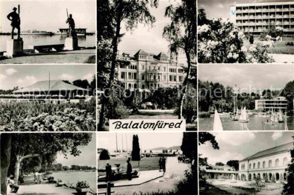 Balatonfuered Segelboot Hafen Promenade