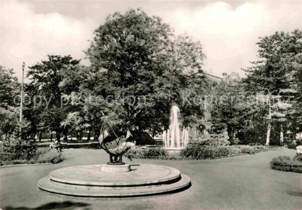 Bernburg Saale Marx-Engels-Platz Sonnenuhr