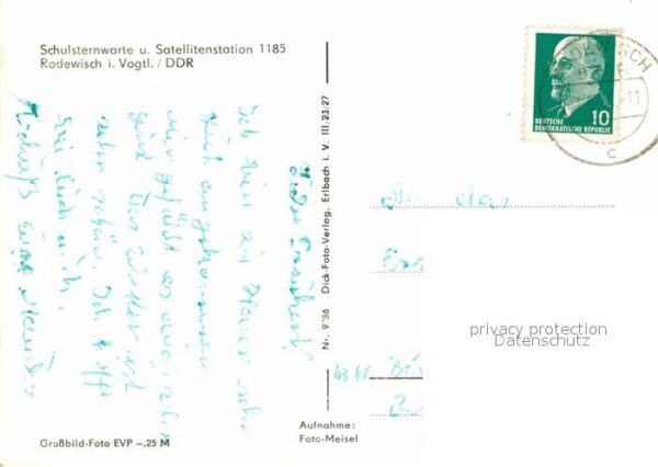 Rodewisch Schlulsternwarte Satellitenstation – Bild 2