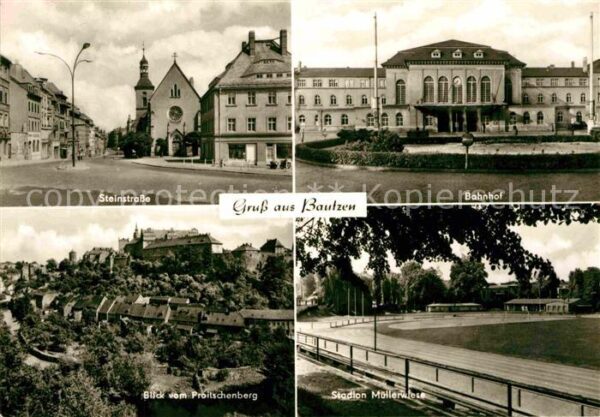 Bautzen Bahnhof Steinstrasse Proitschenberg Sta