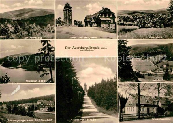 Auersberg Wildenthal Turm Berghaus Wildenthal Eibenstock Joh