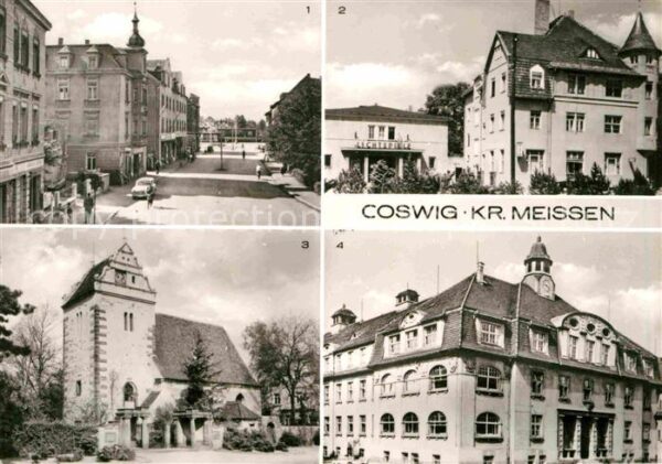 Coswig Sachsen Bahnhofstrasse Friederich-Engels-Platz