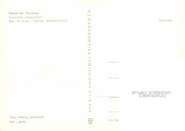 Rockau Dresden Gaststätte Keppmühle – Bild 2