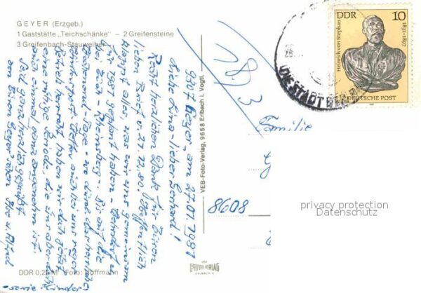 Geyer Gaststätte Teichschänke Greifensteine G – Bild 2