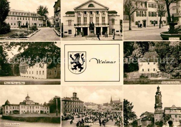 Weimar Thueringen Schloss Belvedere Goethehaus Nationalth