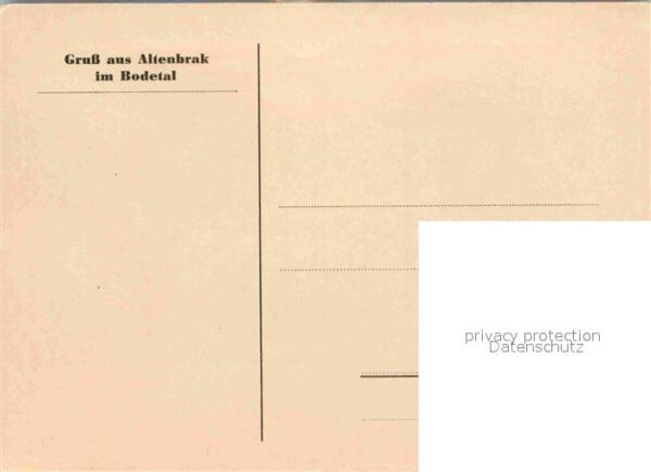 Altenbrak Harz Gedicht – Bild 2