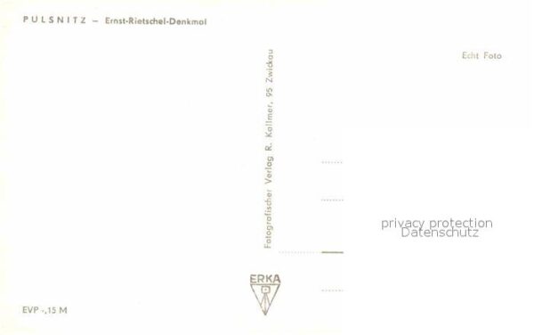 Pulsnitz Sachsen Ernst Rietschel Denkmal – Bild 2