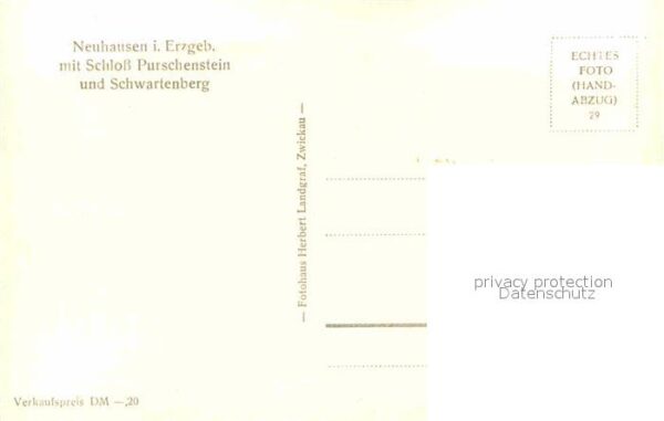 Neuhausen Erzgebirge Schloss Purschenstein Schwartenberg – Bild 2