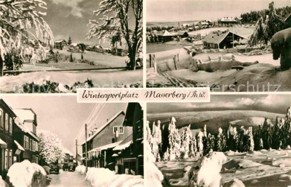 Masserberg Wintersportplatz Panoramen