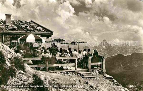 Nebelhorn Gipfelhütte Hochvogel