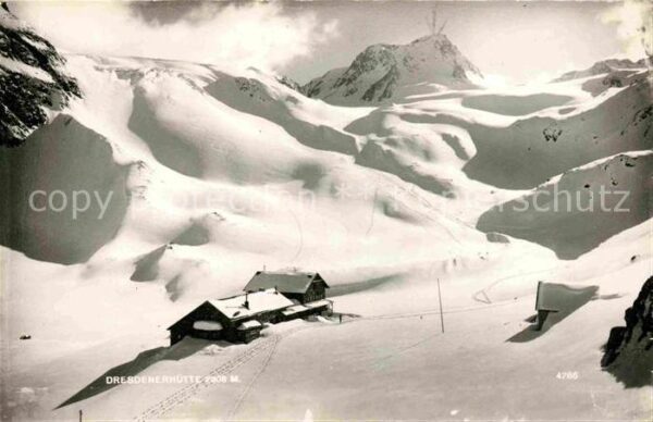 Stubaital Dresdener Hütte Winter