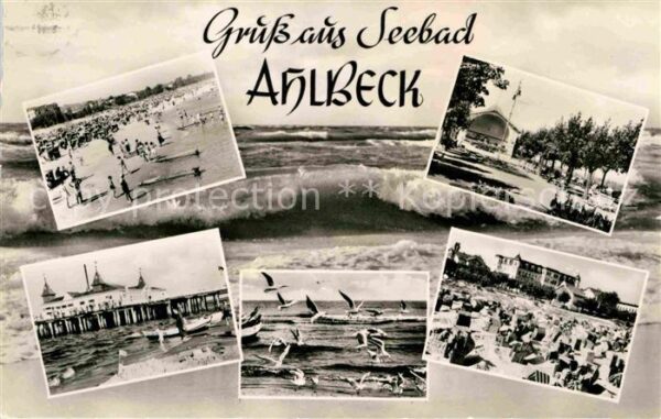 Ahlbeck Ostseebad Strand Konzerthalle Seebrücke