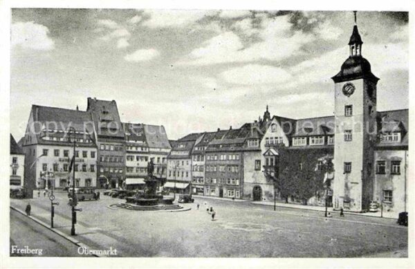 Freiberg Sachsen Obermarkt