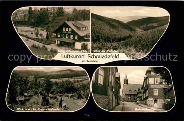 Schmiedefeld Rennsteig Bahnhofstraße Nahetal Georg Schumann Pl