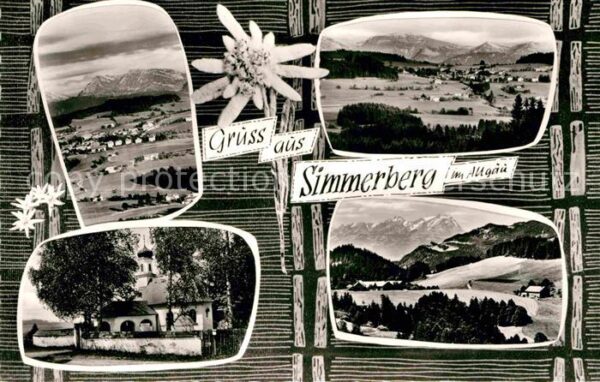 Simmerberg Kirche Panorama Allgäu
