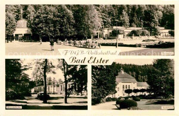 Elster Bad FDGB Volksheilbad Badehaus Badeplatz Wa