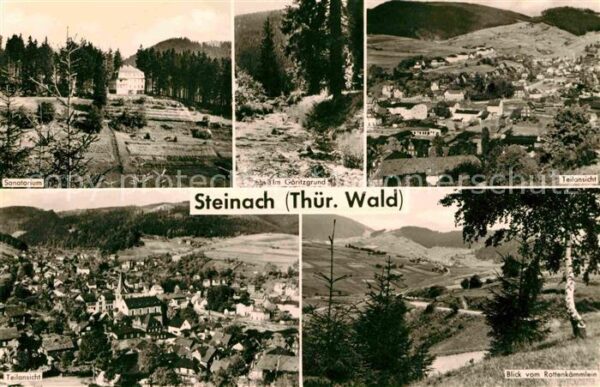 Steinach Thueringen Sanatorium Göritzgrund  Panorama