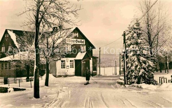 Schellerhau Winter Oberer Gasthaus