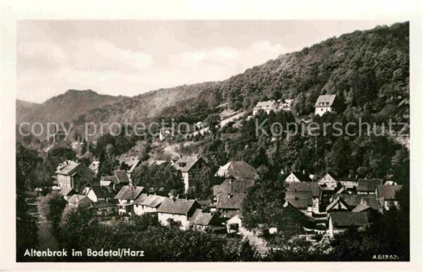 Altenbrak Harz Bodetal Panorama