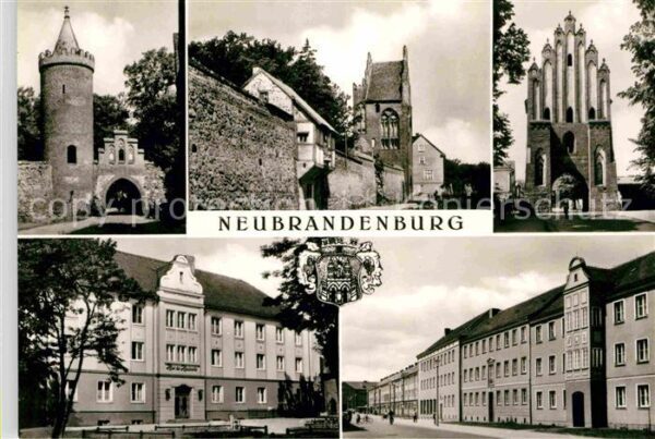 Neubrandenburg Neues Tor Friedländer Tor Stargarder To