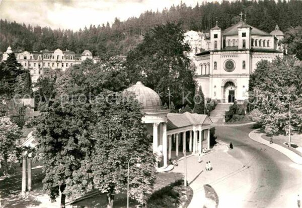 Marienbad Tschechien Boehmen Rudolfbrunnen