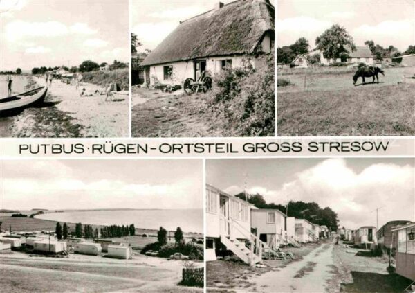 Putbus Ruegen Gross Stresow Reetdachhaus Feriensiedlu