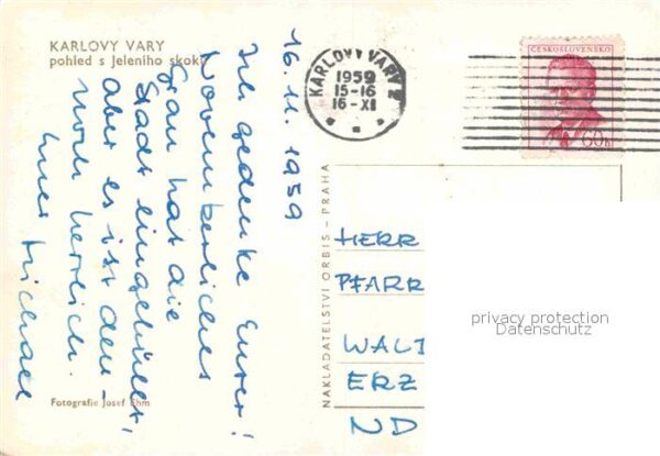 Karlovy Vary Wandelhalle Stadtansicht Luftbild – Bild 2