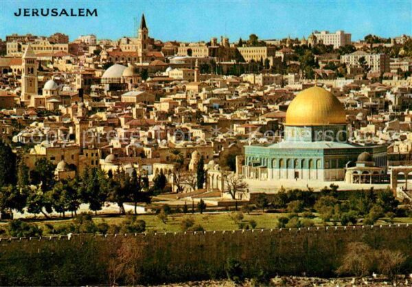 Jerusalem Yerushalayim Felsendom Stadtansicht