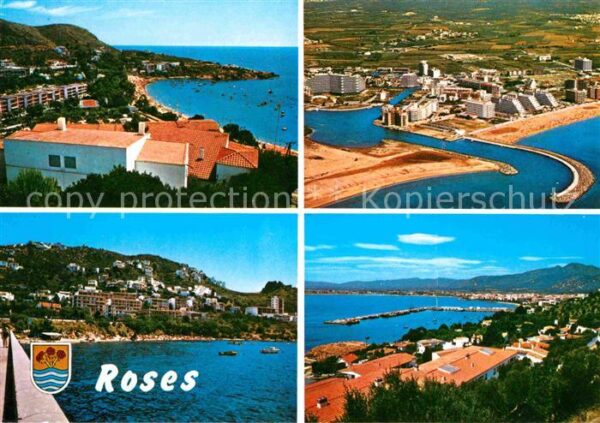 Roses Costa Brava Hafen Strand Bucht