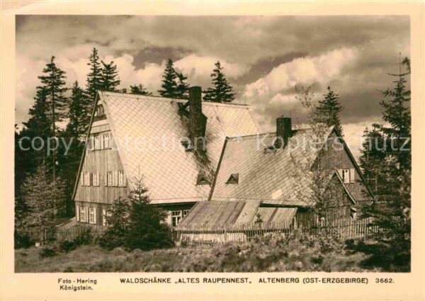 Altenberg Erzgebirge Waldschänke Altes Raupennest