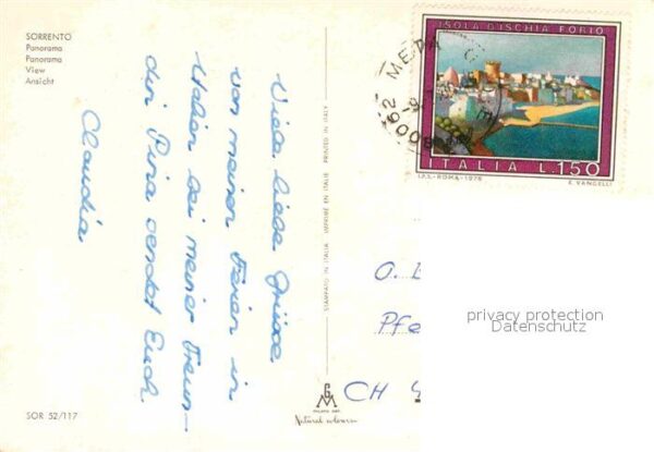 Sorrento Campania Panorama Meer Bucht – Bild 2
