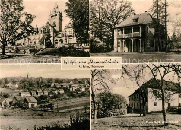 Hummelshain Neues Schloss Panorama Herrschaftshaus