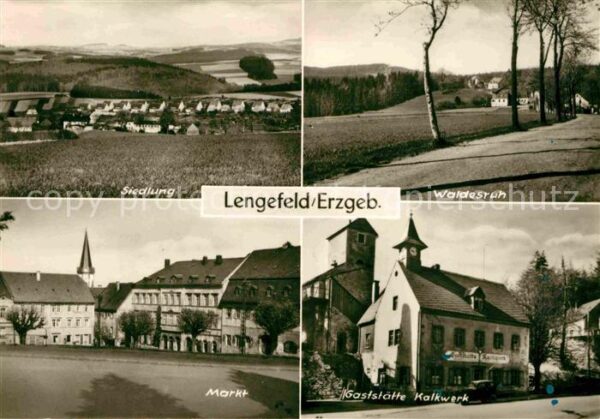 Lengefeld Erzgebirge Waldesruh Markt Gaststätte Kalkwerk Sie