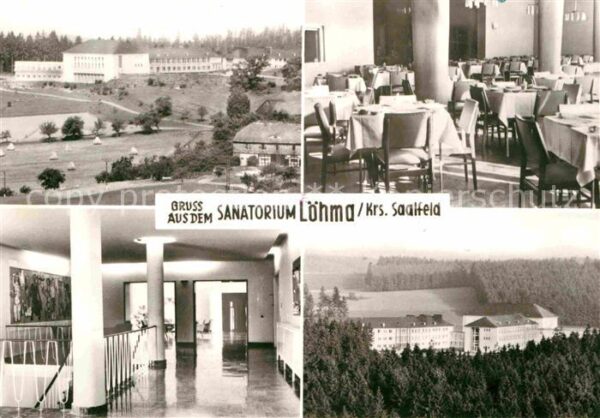 Loehma Seenplatte Sanatorium Speisesaal