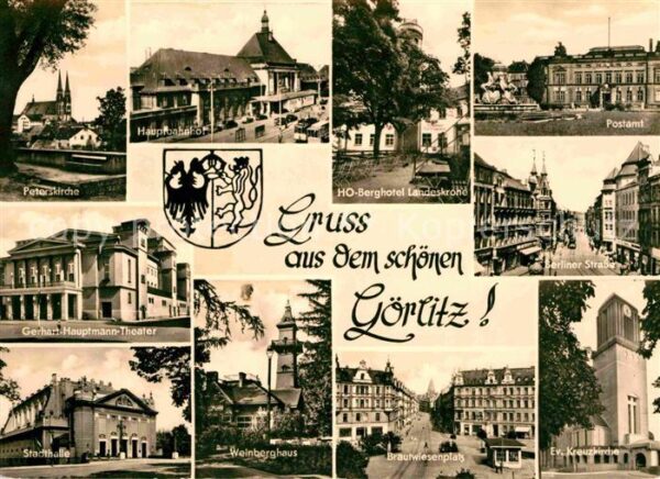 Goerlitz Sachsen HO Berghotel Landeskrone Berliner Straß
