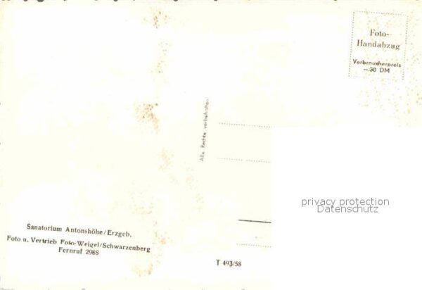 Antonshoehe Breitenbrunn Sanatorium – Bild 2