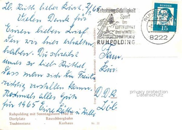 Ruhpolding Panorama Trachtentanz Dorfplatz Rauschb – Bild 2