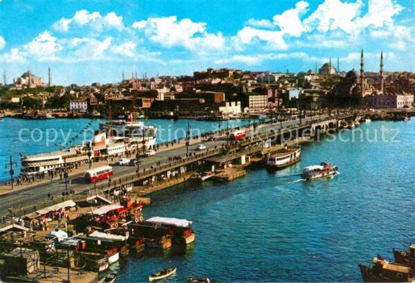 Istanbul Constantinopel Galata Brücke