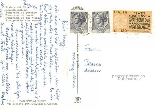 Laigueglia  Riviera del Fiori Panorama – Bild 2