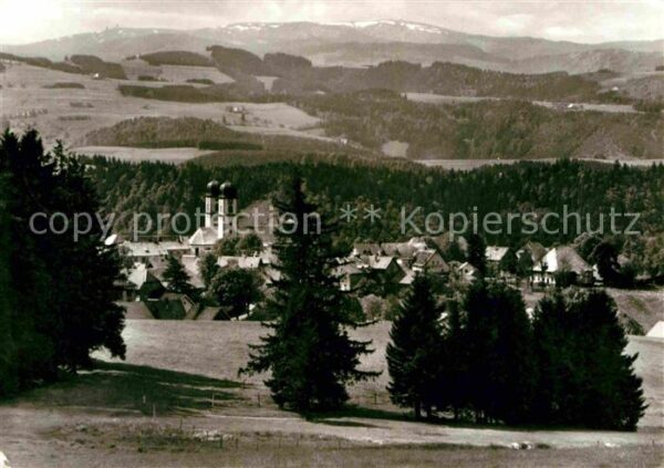St Maergen Kirche Ortsansich Feldberg
