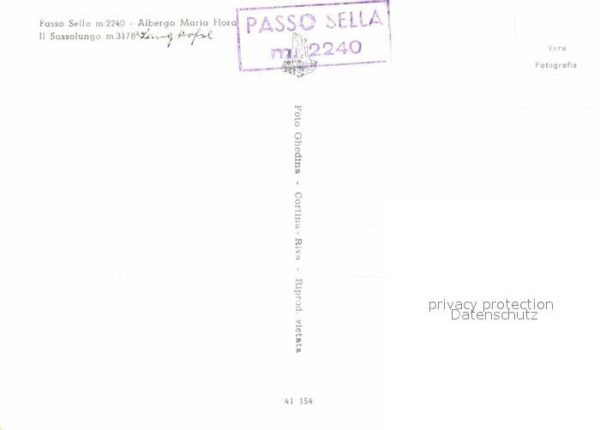 Sassolungo Langkofel Passo Sella Albergo Maria Flora – Bild 2